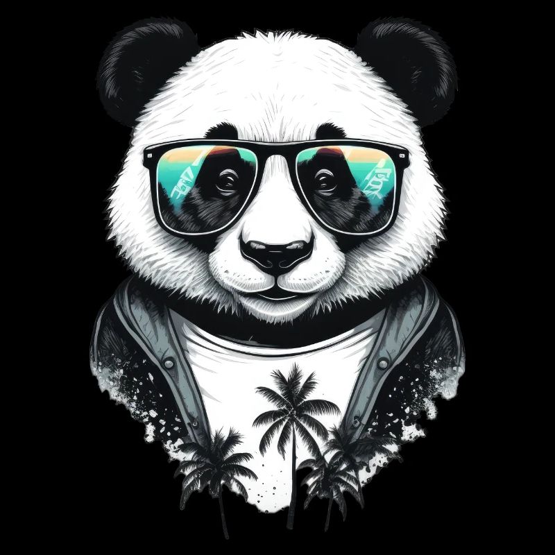 Panda Palmen - Beach Panda