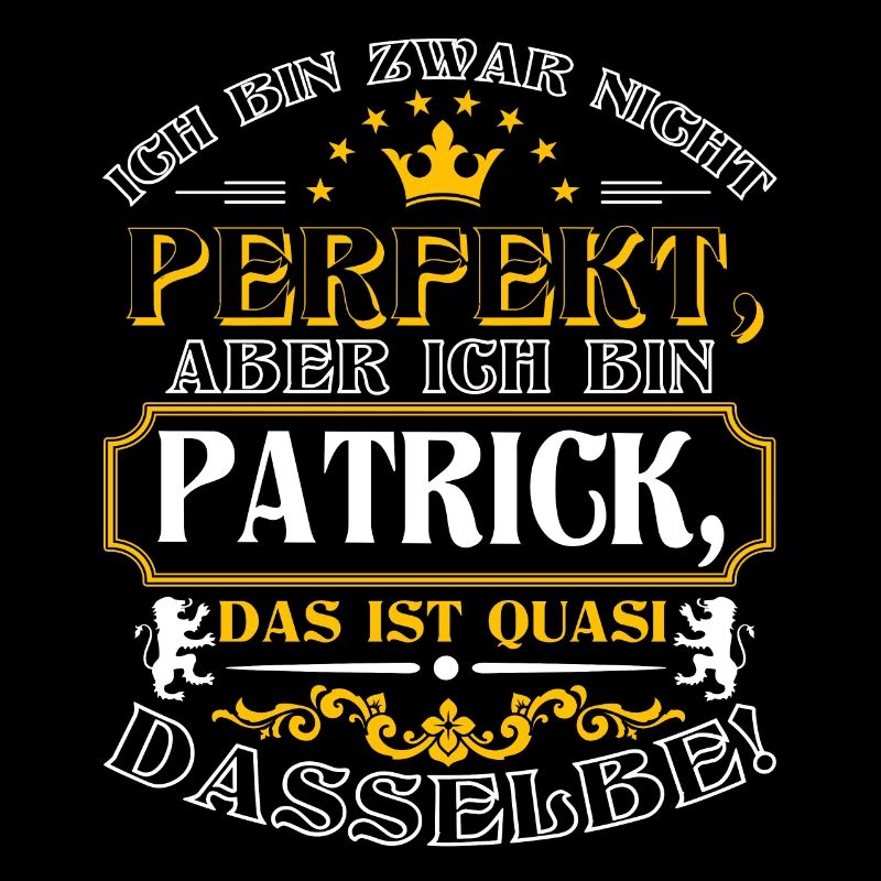 Funny PATRICK for Name Day with Name Name