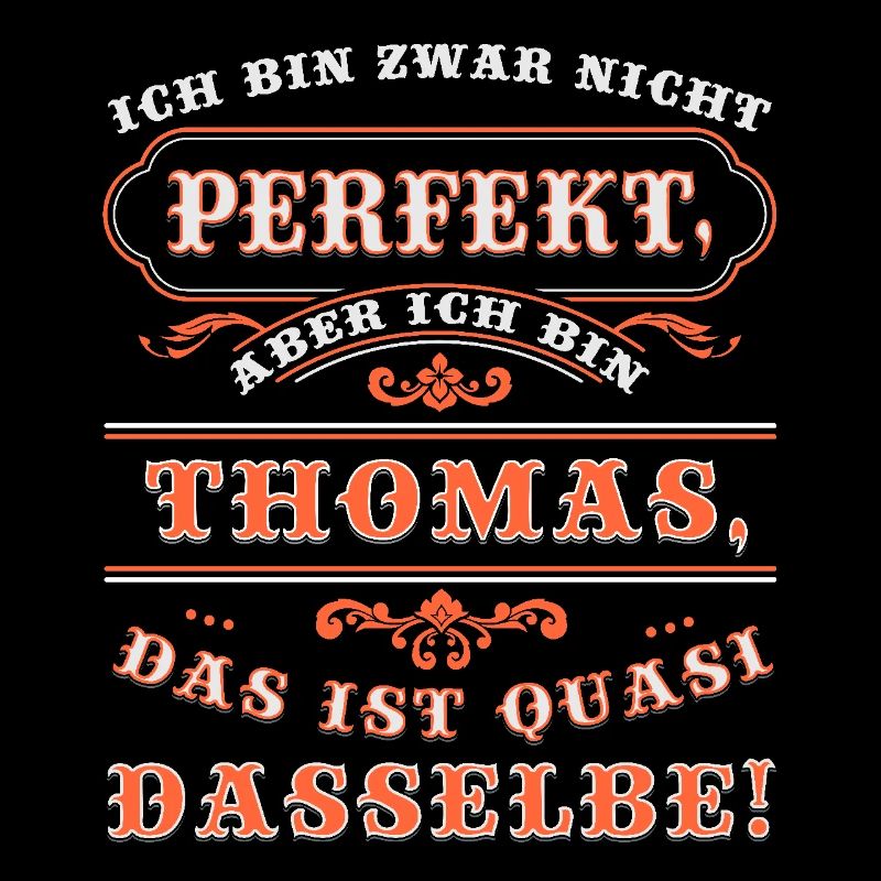 Funny THOMAS for Name Day with Name Name
