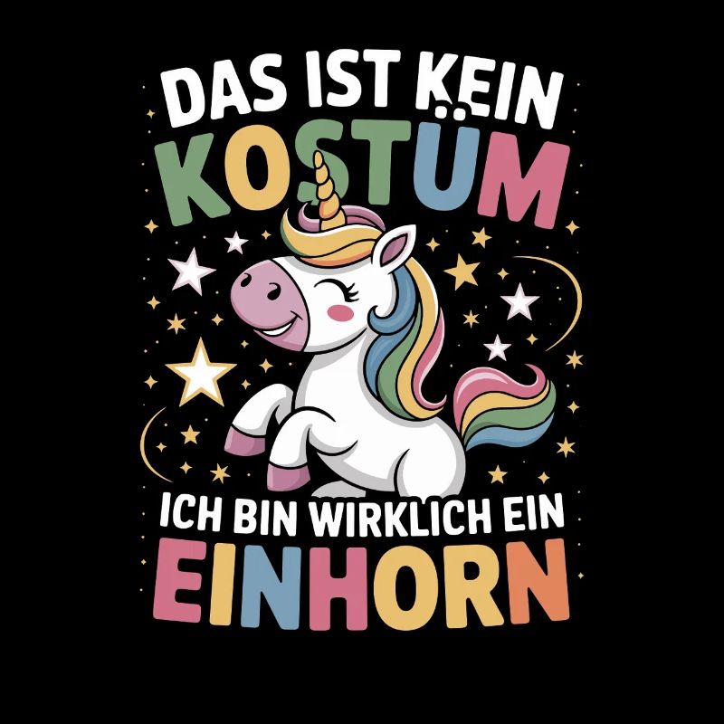 Das Ist Kein Kostüm Ich Bin Wirklich Ein Einhorn