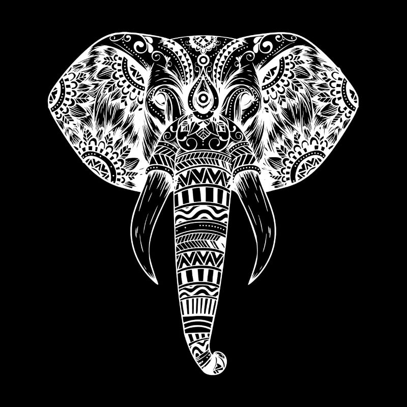 Ornate Elephant Mandala