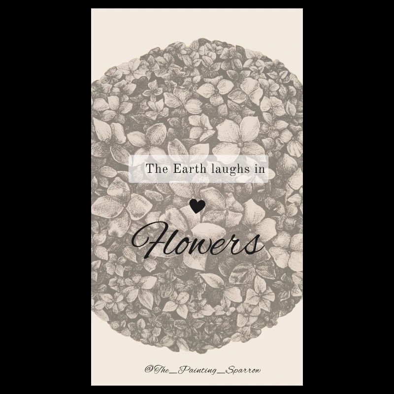 « La Terre rit dans les fleurs »