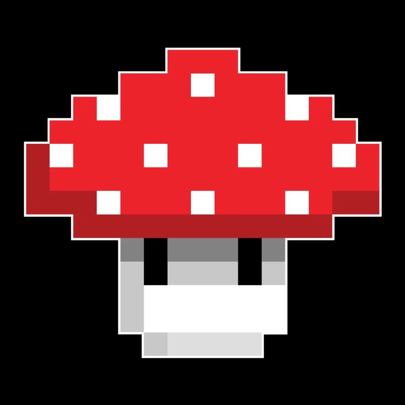 Champignon Pixel Retrogame