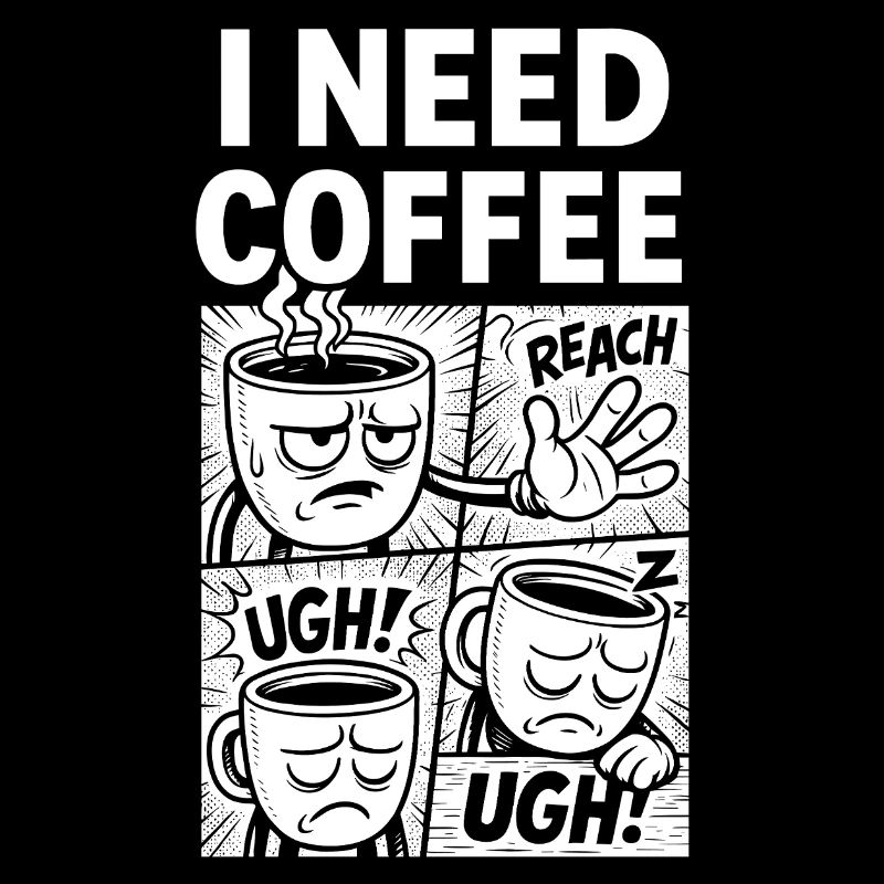 Ich brauche Kaffee Comic