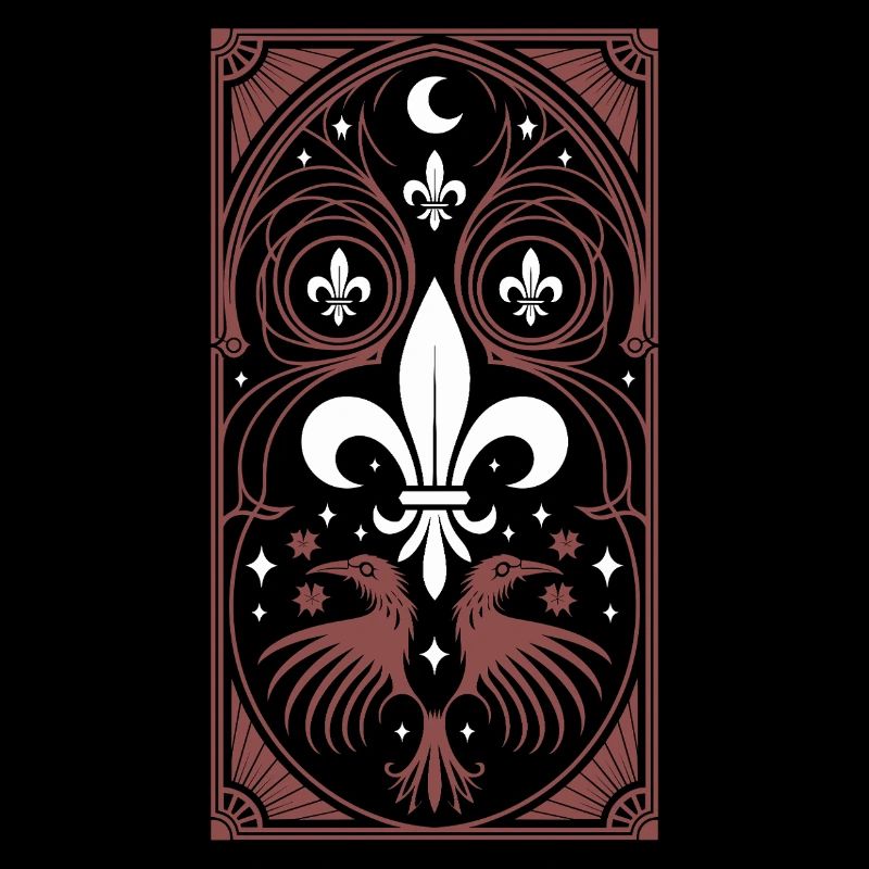 Fleur de Lis & Ravens : Mysticisme Royal