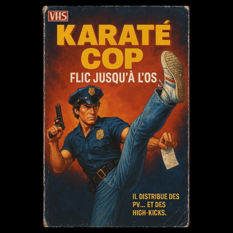 VHS nanar policier - Karaté cop