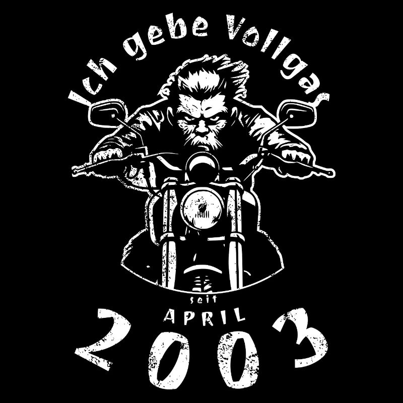 22nd birthday I've been going full throttle since 04/2003