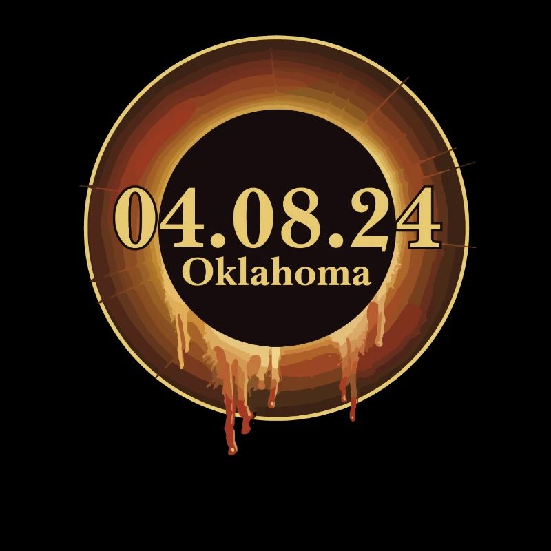 Total Solar Eclipse Path of Totality Oklahoma