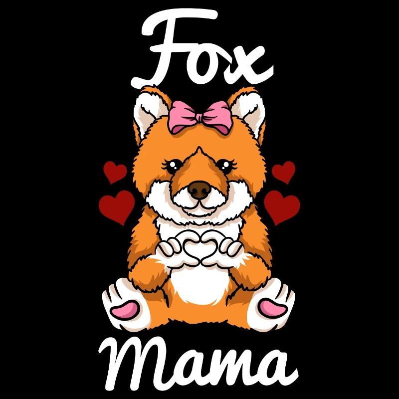 Fuchs Mama Finger Heart Fox Loop
