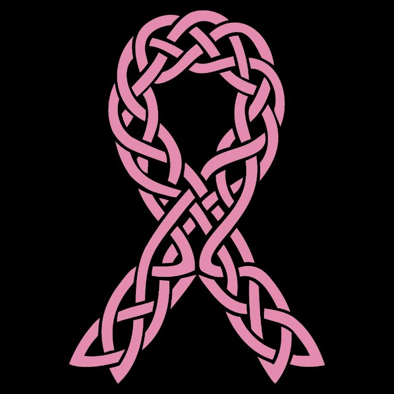 Ruban Anticancer Celtique Rose 
