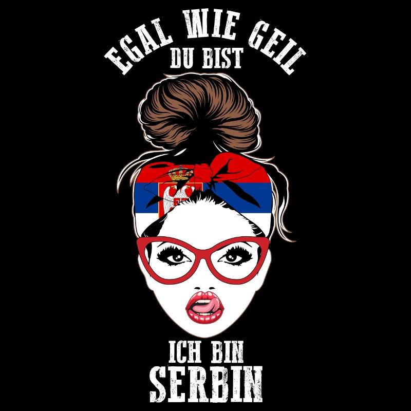 Serbe Serbisches Serbin Serbien