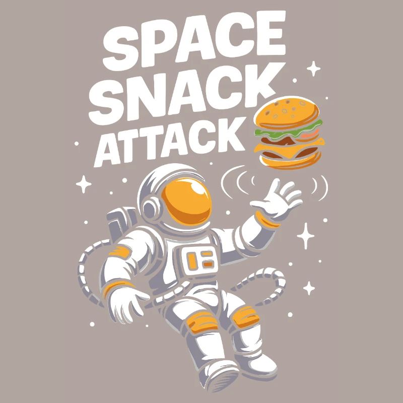Conception spatiale du hamburger d'astronaute