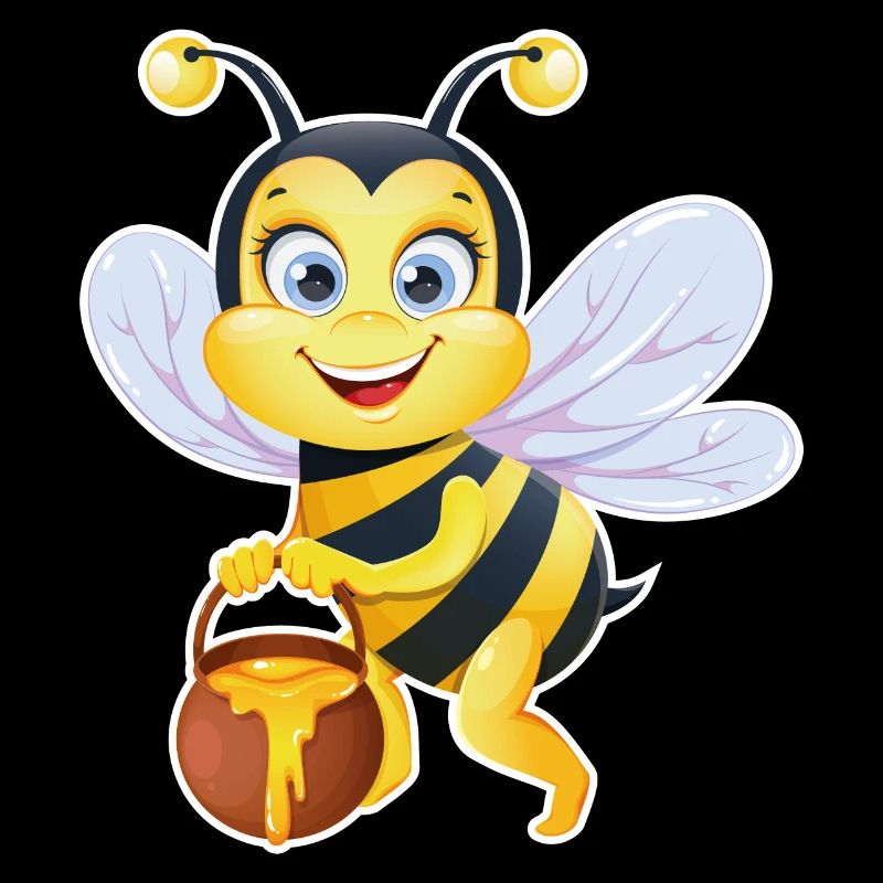 Bee with honey Beekeeper Honeycomb Apiary