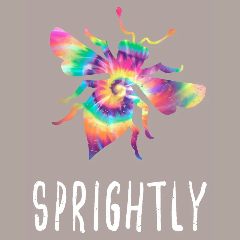 Tie Dye Bee Sprightly Biene Be Sprightly