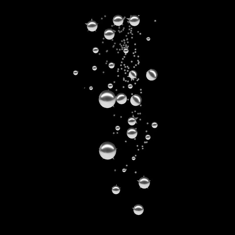 Argent,Perles,Perles,Pluie,Étoiles