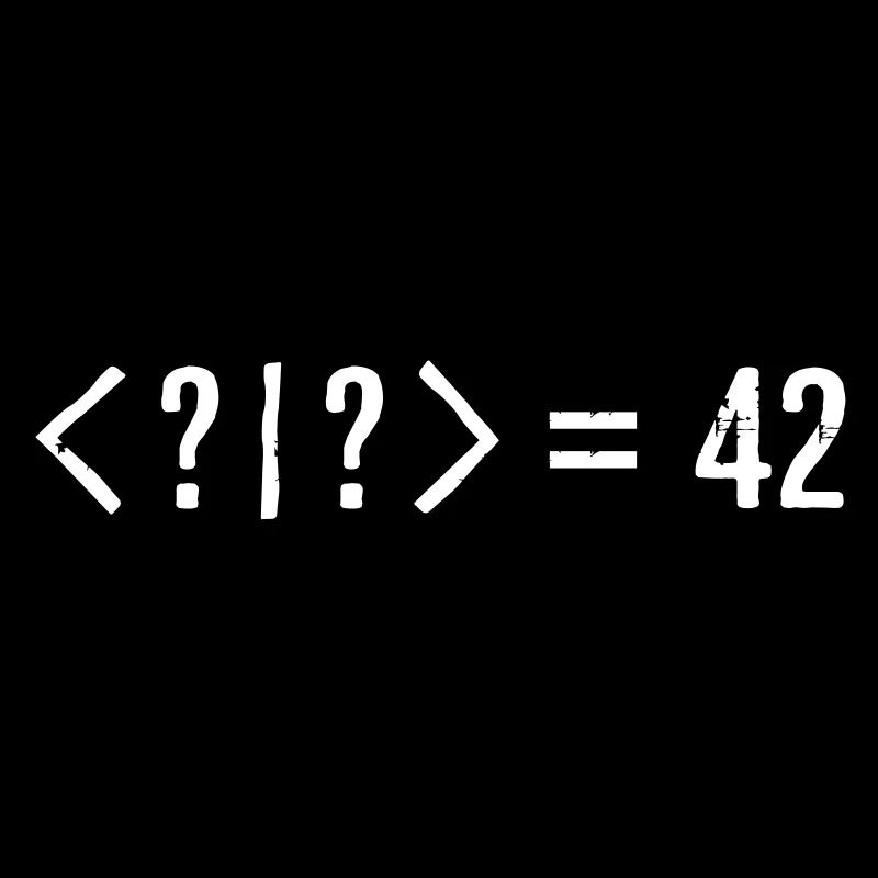 Beste Quantum Joke Ever: Bra-Ket = 42 (Grunge)