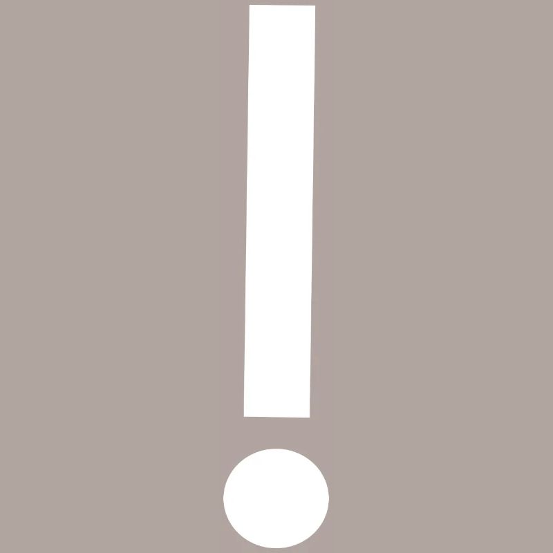 Modèle de modèle de point d’exclamation Modèle