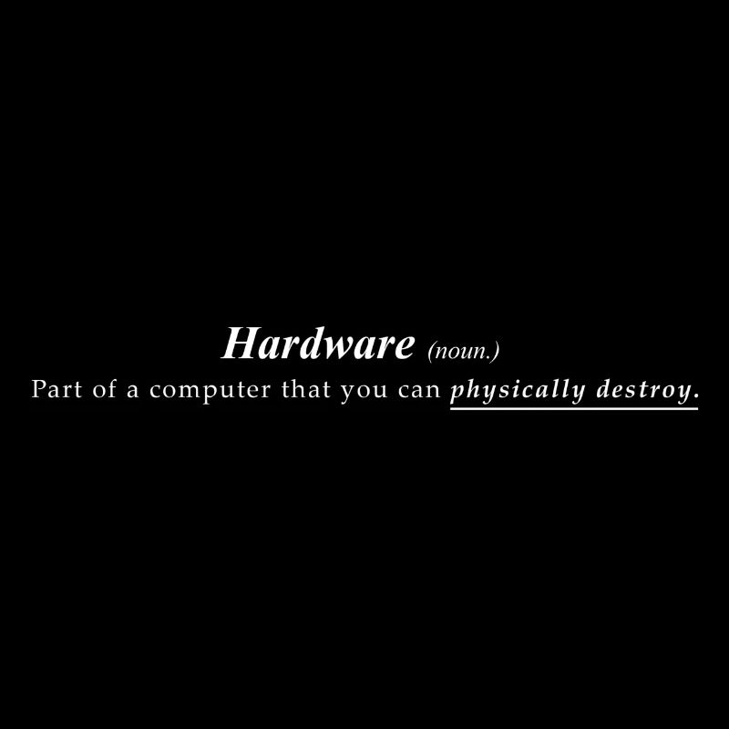 Hardware | The part you can destroy