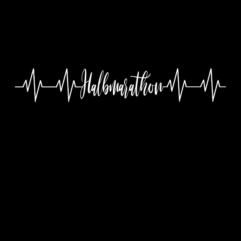 ECG half marathon (black / white)
