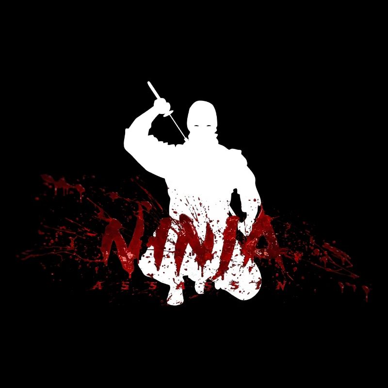 Ninja mit Blut