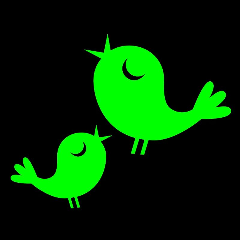 Vögelchen beim Twittern