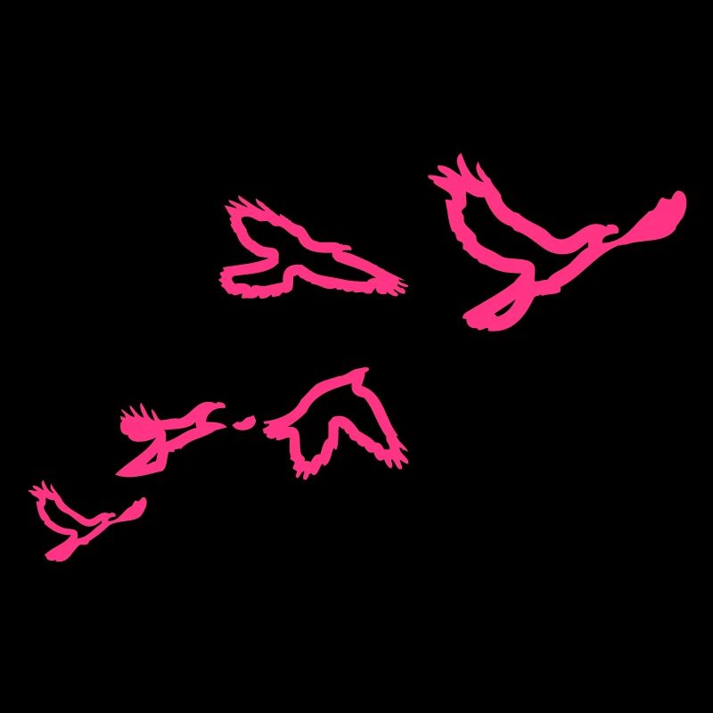 5 Voegel (1 color)
