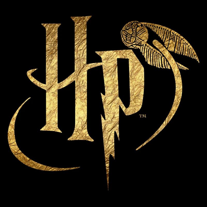 Petit logo Harry Potter en or