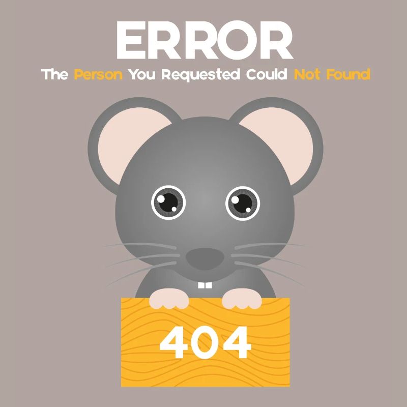 Error 404 Mouse