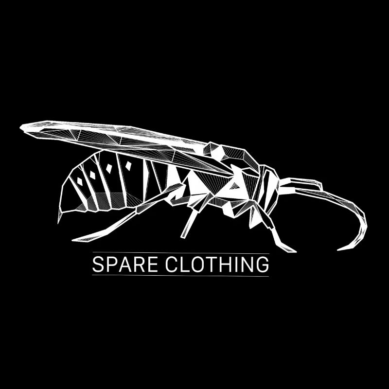 SPARE CLOTHING'S WHITE WASP DESIGN