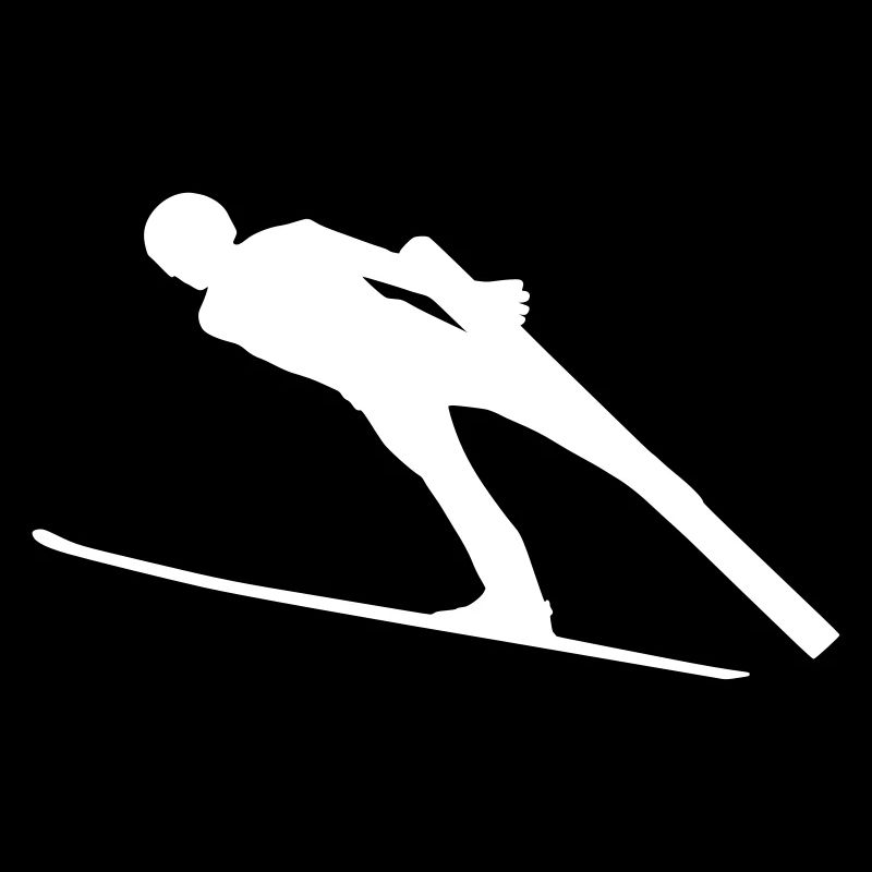 Skispringer Neujahr