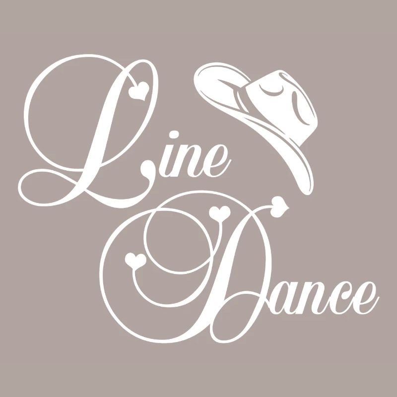 Line Dance Script Logo