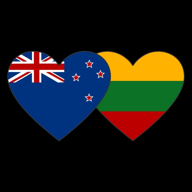Neuseeland Litauen Flagge