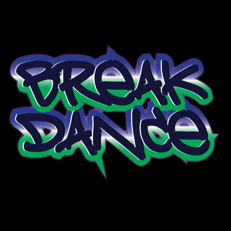 Breakdance Schriftzug