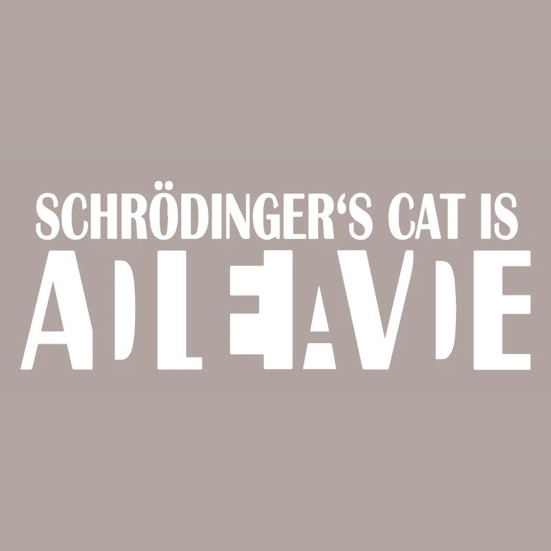 Le chat de Schrödinger est mort Le chat de Schroedinger