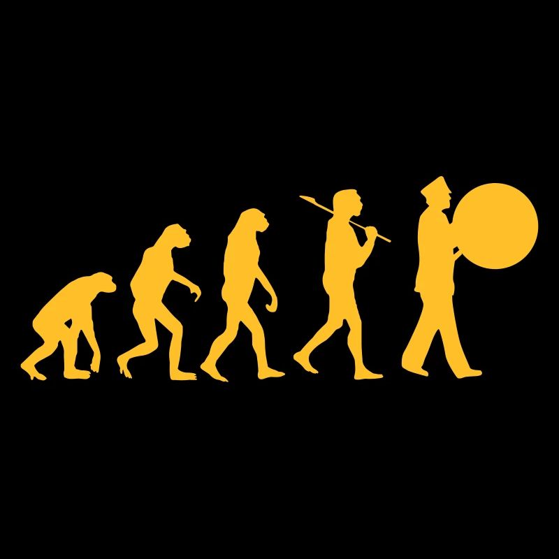 Evolution drum funny marching band