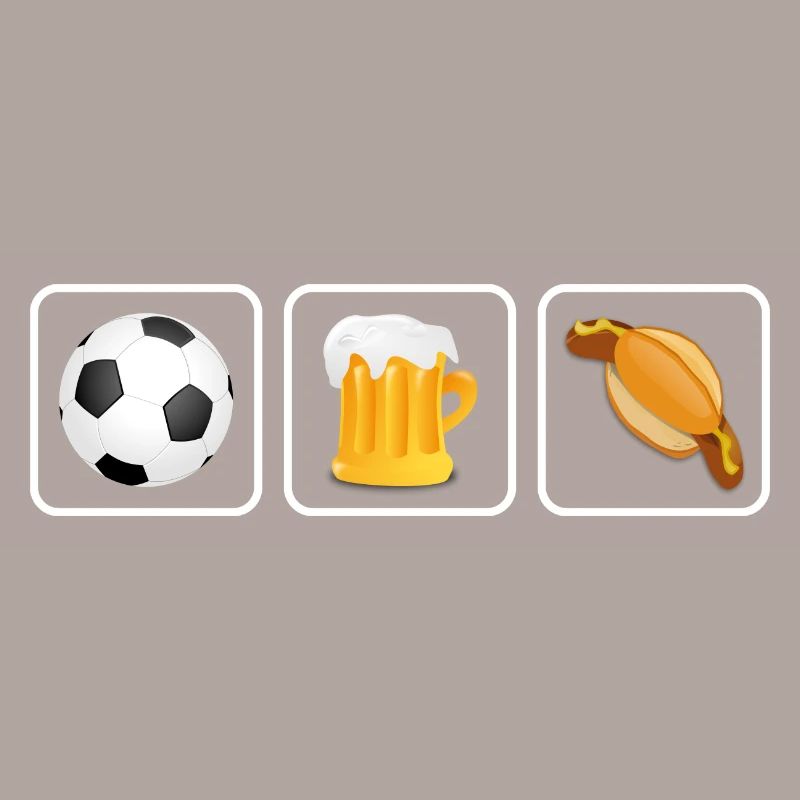 Soccer beer bratwurst