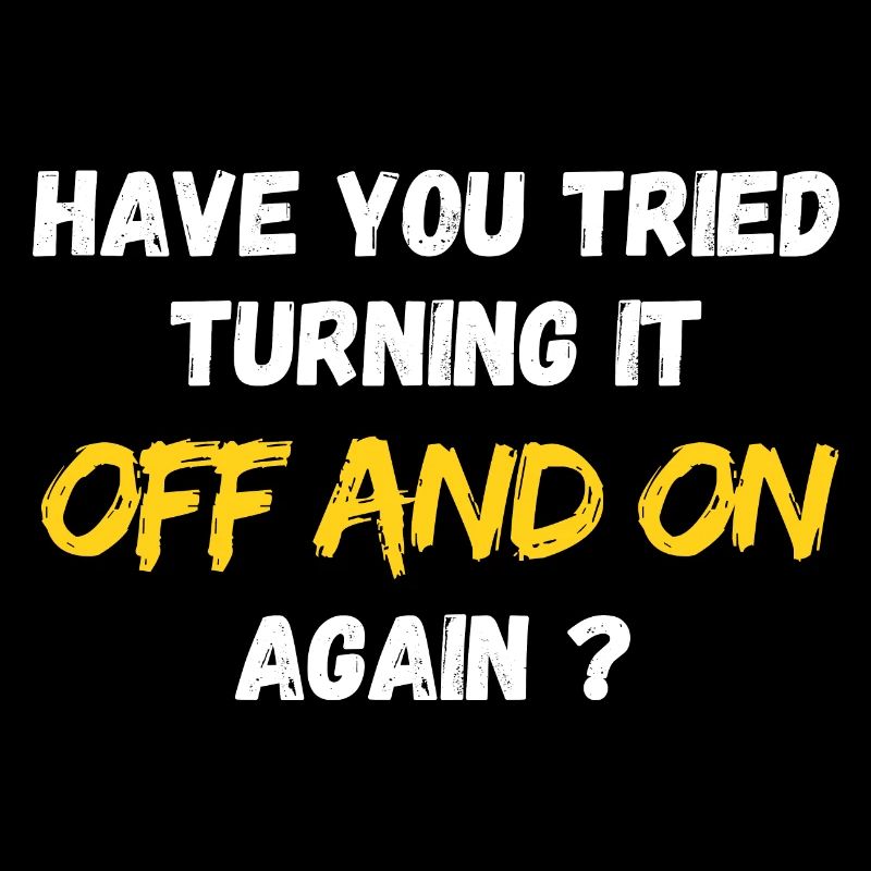 Have you tried turning it off an on again ? IT PC