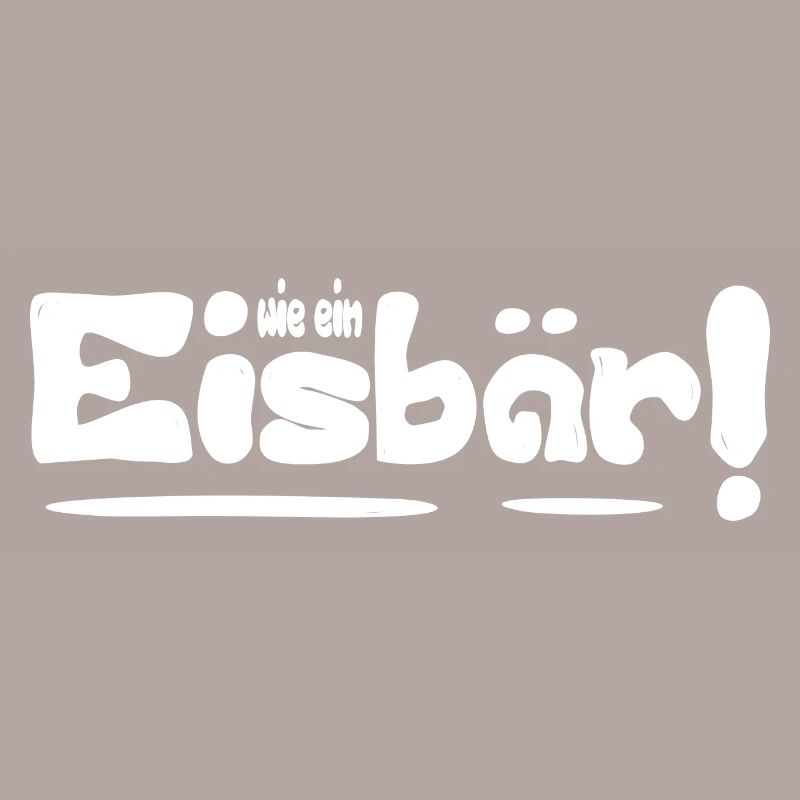 Eisbader Eisbär Winterschwimmer Winterhart Eisbad