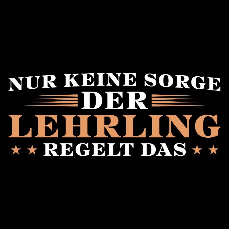 Auszubildender Der Lehrling regelt das