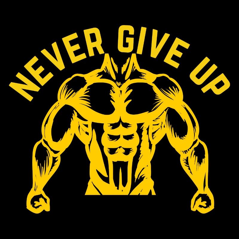 never give up
