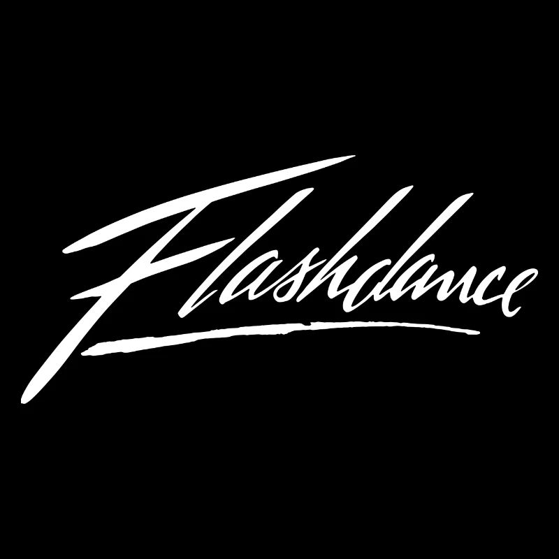 Flashdance Logo In Weiß