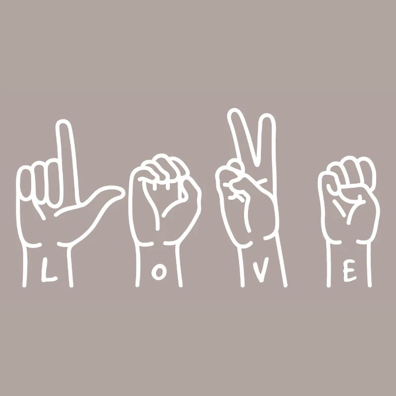 Sign language love
