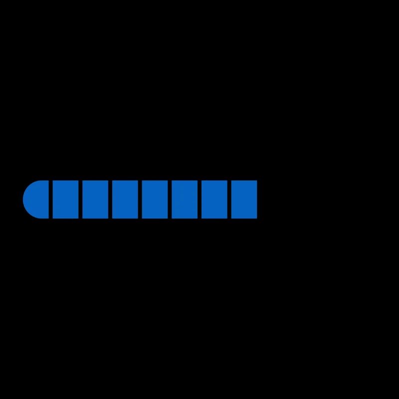 Loading bar PC Icon blue