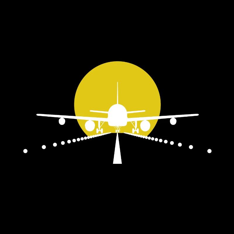 Flyer Gift Airplane Runway Airline Sun