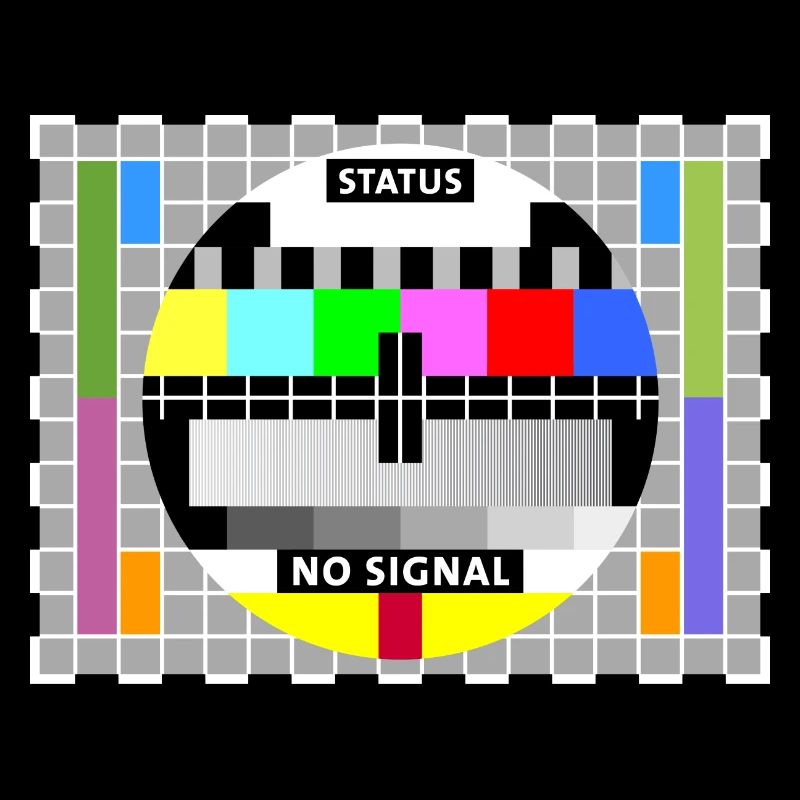 Testbild test card status no signal screen Display