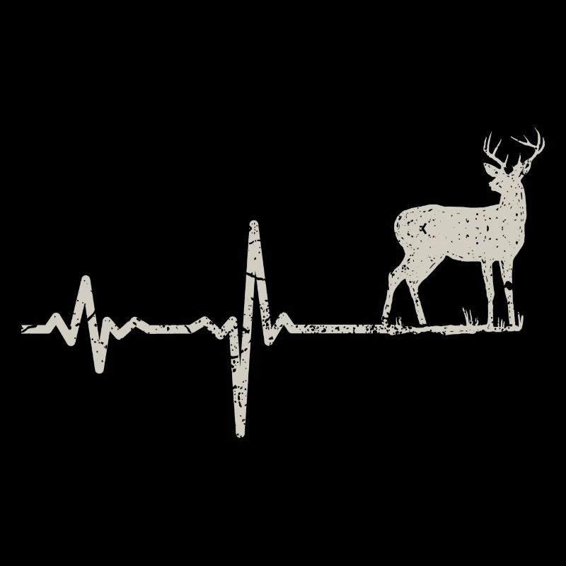 Gift heartbeat deer