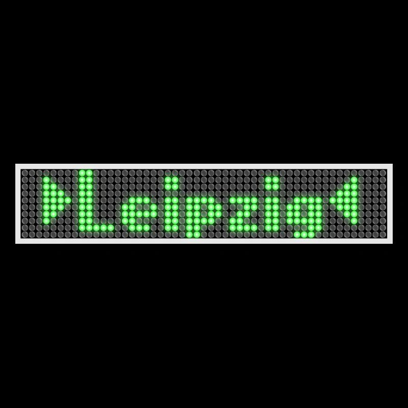 Leipzig LED Display Green