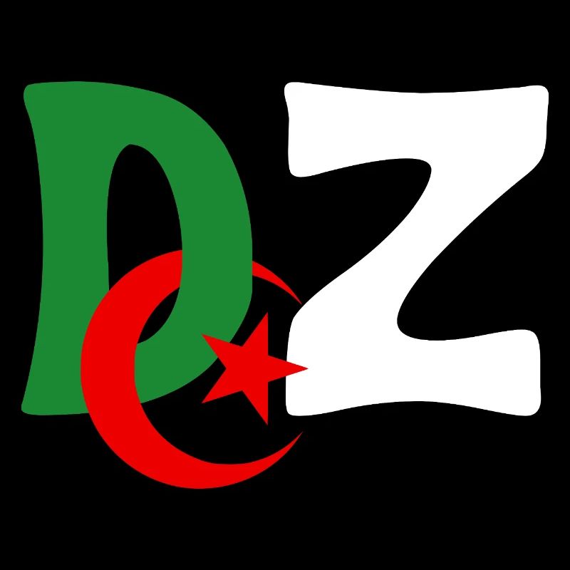 DZ Algerier Algerische Flagge