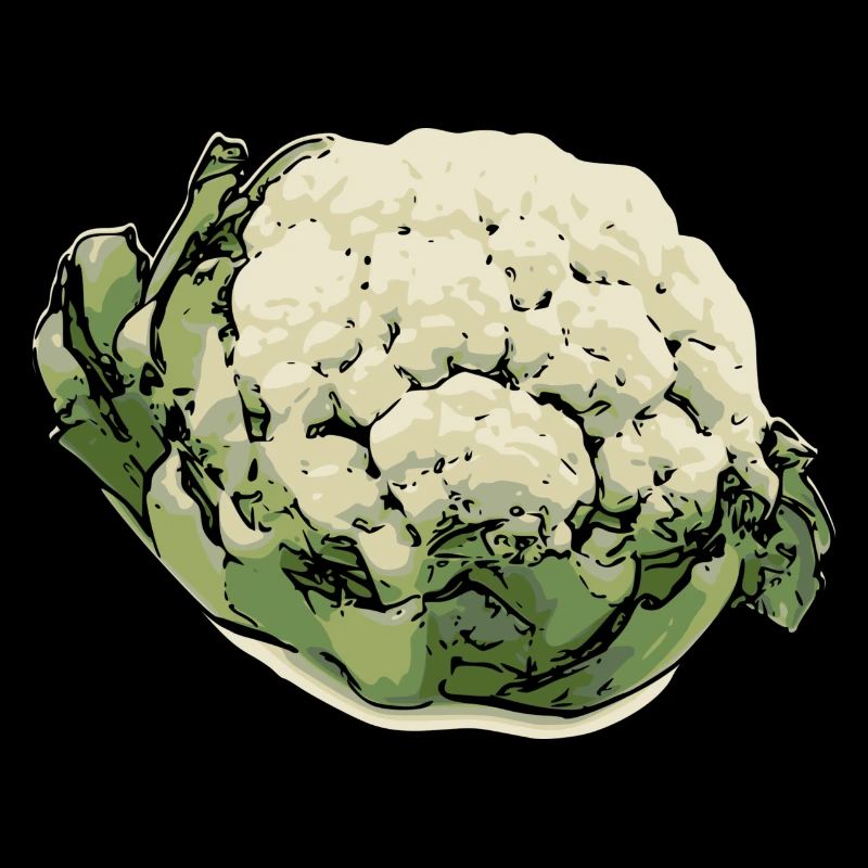 Blumenkohl Pop-Art