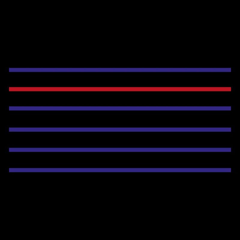 Marinière bleu et rouge